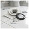 Highcraft Aqualoq MasterSeal Gasket Toilet Seal for Secure Watertight Protection Aqualoq Waxless TPR BNT - alternate 5