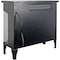 Edendirect 24 in. Freestanding 3-Sided glass Electric Fireplace in Black ZR-W1769P166908 - alternate 7