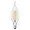 Sylvania TruWave Series LED Bulb, Bent Tip Lamp, 60 W Equivalent, Candelabra E12 Lamp Base, Dimmable, PK2 42095 - alternate 1