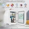 Hansburg Mini Fridge for Car Bedroom Skincare Cooler Warmer Portable 4 Liter/6 Can with 12v AC/DC/USB White MF-4-White - alternate 2