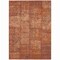 Homeroots 8' X 10' Salmon Copper And Gray Patchwork Washable Indoor Outdoor Area Rug 581614 - alternate 5