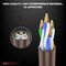 Maximm 25ft Cat6 Pure Copper UTP Ethernet Cable, Brown CAT6-25FT-BROWN - alternate 4