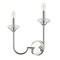 Z-Lite Allistair 2-Light Wall Sconce, 15 in W, Polished Nickel 352-2S-PN - alternate 6