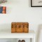 Vintiquewise Farmhouse Antique-Style Wood Treasure Chest with Leather Straps & Front Latch, Small QI004849.S - alternate 4