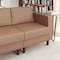 Flash Furniture HERCULES Artemis Cognac LeatherSoft Right Arm Reception Chair, 2 AC Outlets/1 USB/1 USB-C Ports ZB-8921C-RA-COGNAC-GG - alternate 7