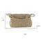 Homeroots Set of Three Natural Wicker Basket, 3PK 392164 - alternate 4
