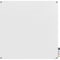 Ghent Dry Erase Board, Glass, 48 in, 48 in, No Frame Frame, White, Gloss HMYSM44WH - alternate 1