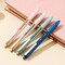 Deli LINFNI Retractable Gel Pen 0.5mm, Blue Ink, Metal Clip, 12PK EG86-BL - alternate 4
