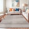 World Rug Gallery Contemporary Minimalistic Stripe LInes Area Rug 5 ft x 7 ft Beige WR30BEIGE5X7 - alternate 7