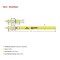 Mytee Products 2 inx15 ft Ratchet Straps w/ Twisted Snap Hooks Tow Straps for Trailers Truck, 10PK RS215SHx10 - alternate 5