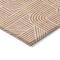 Homeroots 9' X 12' Orange And Ivory Abstract Washable Indoor Outdoor Area Rug 594951 - alternate 4