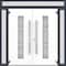 Vdomdoors Metal Double Doors Deux 0757 Gray Graphite Frosted Glass 2 Sidelights and Top Transom Entry Modern DEUX0757DEXD-GRE-W14+72+14xH80+14-LH-O - alternate 3