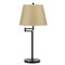 Homeroots 27" Bronze Metal Table Lamp With Tan Empire Shade 524683 - alternate 1