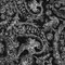 Homeroots 9' X 12' Black Gray And Charcoal Paisley Washable Indoor Outdoor Area Rug 588634 - alternate 3