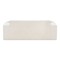 Homeroots 76" White Corduroy Sofa With Toss Pillows 723786 - alternate 4