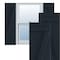 Ekena Millwork True Fit PVC Three Board Joined Board-n-Batten Shutters w/Z-Bar Starless Night Blue, 16 1/8Wx42H, PR TFP102BBF16X042OB - alternate 1
