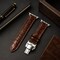 Elegani Alligator-Embossed Leather Watch Replacement Band Compatible with Apple Watch 49mm, Brown LAVT-BRN-49mm - alternate 3