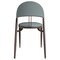 Leisuremod Venice Collection Modern Dining Chair In Black in Light Grey, 4PK VC49LGR4 - alternate 6