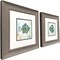 Homeroots Set Of Two Striped Tropical Fish Brown Framed Wall Art, 2PK 653062 - alternate 4