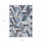 Homeroots 5' X 8' Blue Geometric Washable Indoor Outdoor Area Rug 608047 - alternate 7