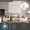 Vaxcel Beverly 4 Light Gold Brass Linear Chandelier Island Pendant Fixture Clear Glass Shade H0287 - alternate 5