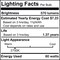Bulbrite Pack of 12 Incandescent G40 Medium Screw Base E26 Light Bulb, 60 Watt, White, 12PK 861046 - alternate 7