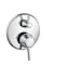 Hansgrohe Ecostat Classic Thermostatic Trim with Volume Control and Diverter, Round in Chrome 15753001 - alternate 1