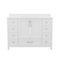 Flash Furniture Vega 48 Inch Bathroom Vanity w/Sink, Storage Cabinet w/Soft Close Doors, and 9 Drawers, White FS-BN-2-48-WH-GG - alternate 6