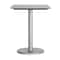 Flash Furniture 30" x 24" Outdoor Tabletop, Gray Faux Concrete, Seamless Surface Technology, 18" Round Silver Base ST-REC2430-CMGY-TR18S-GG - alternate 6