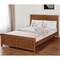 Homeroots Brown Solid Wood King Bed Frame 523661 - alternate 1