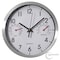 Clockswise 8-Inch Non-Ticking Quartz Wall Clock with Thermometer & Hygrometer - Battery Operated QI004747.SI.8 - alternate 1