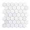 Apollo Tile 12x12 Thassos Honed Snow White Marble Mosaic Hexagon Wall and Floor Tile 4.83 sq ft/case, 5PK APLMKN88G53HA - alternate 1