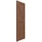 Ekena Millwork True Fit PVC Two Equal Panel Farmhouse Fixed Mount Shutters w/ Z-Bar, Burnt Toffee , 12W x 32H, PR TFP102FH12X032BT - alternate 9