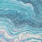 Homeroots 8' Teal Blue Gray And Ivory Round Abstract Washable Indoor Outdoor Area Rug 618210 - alternate 7