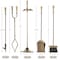 Lavish Home 5 Piece Fireplace Tools Set Indoor Outdoor Accessories Set with Poker, Tongs, Brush, Shovel, & Stand 80-FPTS-16 - alternate 6