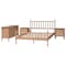 Baxton Studio Laurent Bamboo-Style 4-Piece Bedroom Set with Two Nightstands, Queen 266-14563-14566-14564-14564-ZORO - alternate 8