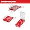 Milwaukee Tool PACKOUT Tool Case, 5 Compartments, 9-3/4 in W x 15-1/4 in D x 2-1/2 in H, Red, Plastic 48-22-8436 - alternate 9