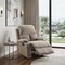 Homeroots 32" Gray Linen Recliner 286183 - alternate 3