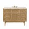 James Martin Vanities Laurent 48" Single Vanity, Light Natural Oak, w/ 3 CM Tajnar Eclos Top w/FreePower Wireless Charger 545-V48-LNO-FTJR - alternate 1