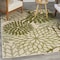 Homeroots 4' X 6' Ivory And Green Floral Indoor Outdoor Area Rug 548151 - alternate 5