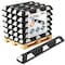Jrex Safety 48 in Rubber Parking Block Curb Stop, White Reflective Strip, Half Pallet 24 PBSW-JR-4-HP24 - alternate 1