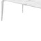 Homeroots 90" White and Silver Marble and Metal Dining Table 534374 - alternate 6