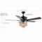 Jonathan Y Opal 52" 3-Light Farmhouse Rustic Wood Bead Shade LED Ceiling Fan With Remote, Black JYL9617A - alternate 6
