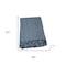 Homeroots 50" X 67" Denim Blue And Cream Cotton Blend Woven Plaid Throw Blanket with Fringe 632905 - alternate 3