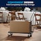 Flash Furniture HERCULES Chestnut Indoor/Outdoor Lightweight Wood Look Resin Folding Event Chair with Slatted Seat LE-L-1-CHSNT-SLAT-GG - alternate 6