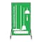 5S Supplies Housekeeping Shadow Board Broom Station V11, Green / White, Kit + Stand HSB-V11-GREEN/WHITE-KIT-STAND - alternate 1