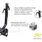 Saris Superclamp EX 4 Bike Hitch Rack, Hitch Bike Rack Transport System with 2 in. Hitch Compatibility SAR4026F - alternate 4