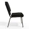 Flash Furniture 18.5"W Black Dot Fabric Stacking Church Chair, 4PK 4-XU-CH-60096-BK-GG - alternate 5
