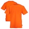 Dome75 Safety Shirt, Enhanced Visibility, Poly/Jersey, HiVis Orange, XL DSS2601 - alternate 1