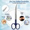 A2Z Scilab IRIS Scissors 4.5 inches Stainless Steel Curved Blades Lab Shears with Color Handle A2Z-ZR1139 - alternate 3